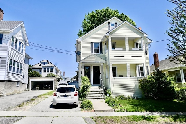 view of front of home