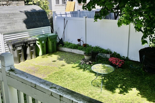 view of yard