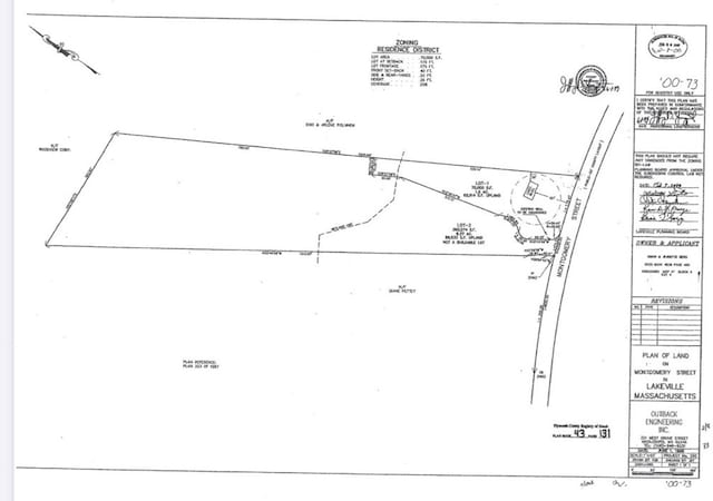 0 Montgomery St, Lakeville MA, 02347 land for sale