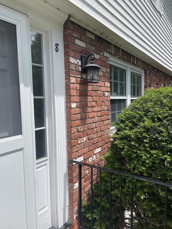 8 Zabriskie Unit 8B, Newburyport, MA 01950 - exterior view of brick siding