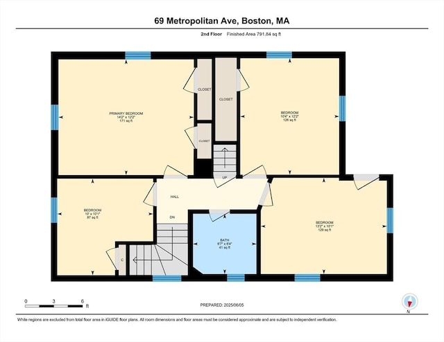69 Metropolitan Ave, Boston, MA 02131 - view of home floor plan