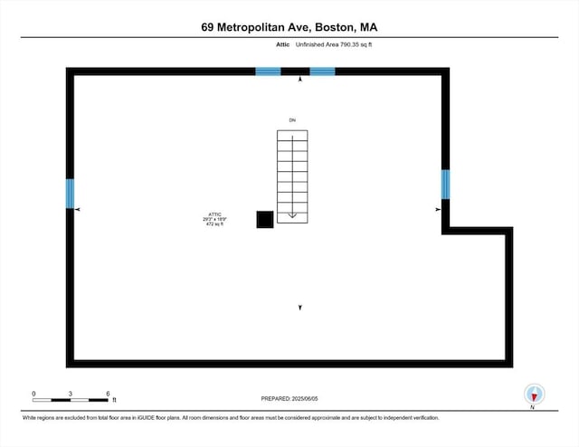 69 Metropolitan Ave, Boston, MA 02131 - view of property floor plan
