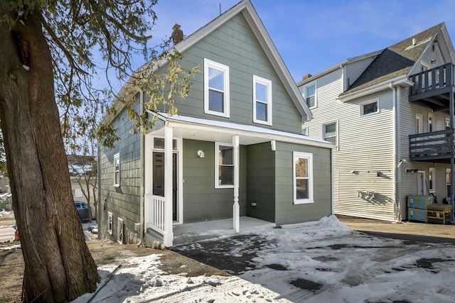 view of rear view of house