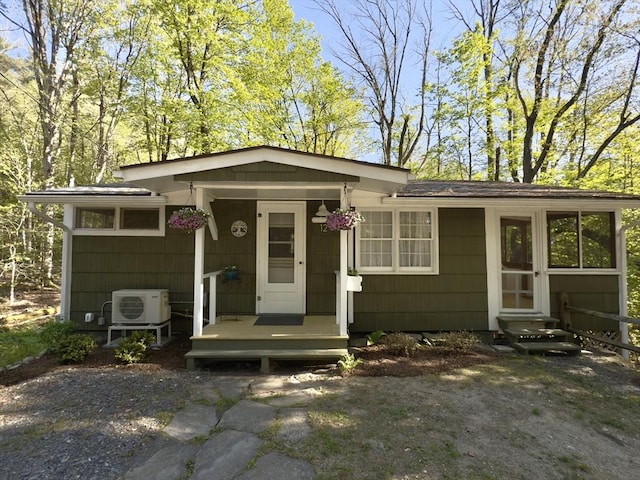 12 Cherry Rd, Goshen, MA 01032 - view of front of house featuring ac unit