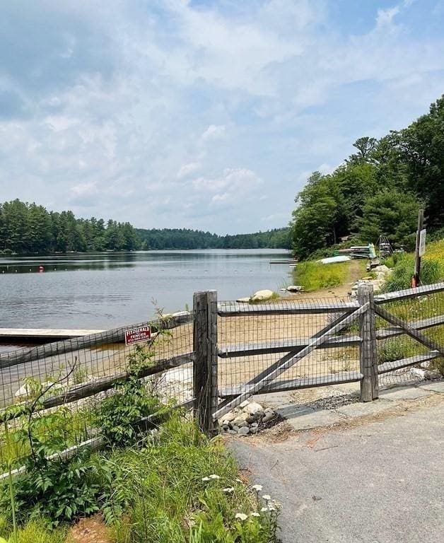 12 Cherry Rd, Goshen, MA 01032 - gate featuring fence and a water view