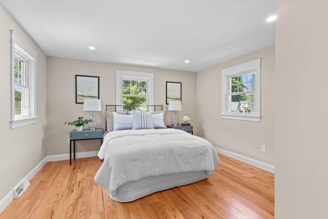 7 Grove St, Westford, MA 01886 - bedroom featuring light wood-style flooring, baseboards, and recessed lighting