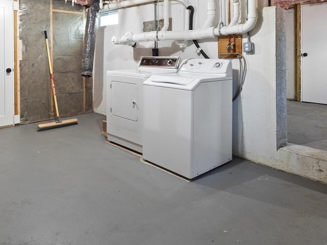 7 Grove St, Westford, MA 01886 - laundry area with separate washer and dryer