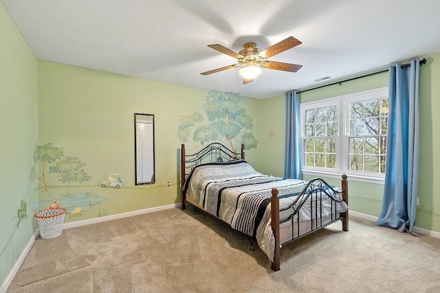 93 Towne Hill Rd, Haverhill, MA 01835 - carpeted bedroom with baseboards and a ceiling fan