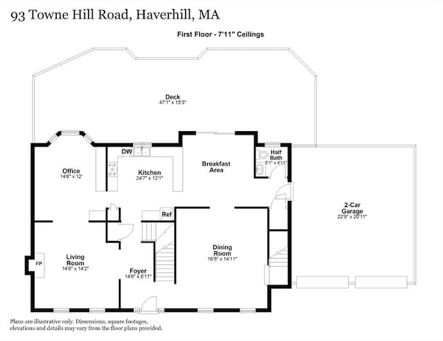93 Towne Hill Rd, Haverhill, MA 01835 - property floor plan