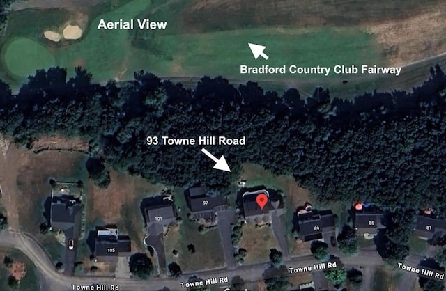 93 Towne Hill Rd, Haverhill, MA 01835 - aerial map of property and surrounding area