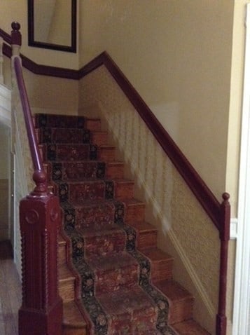 view of stairway