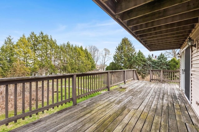 view of deck