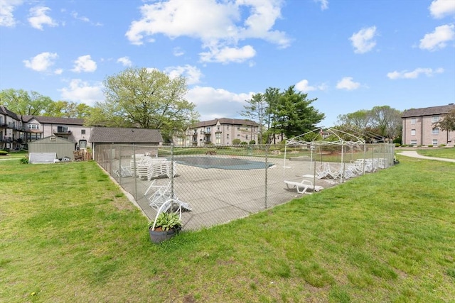 108 Oak Ln Unit 3, Brockton, MA 02301 - view of swimming pool featuring a residential view