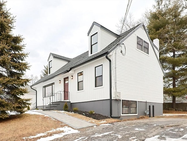 view of front of home