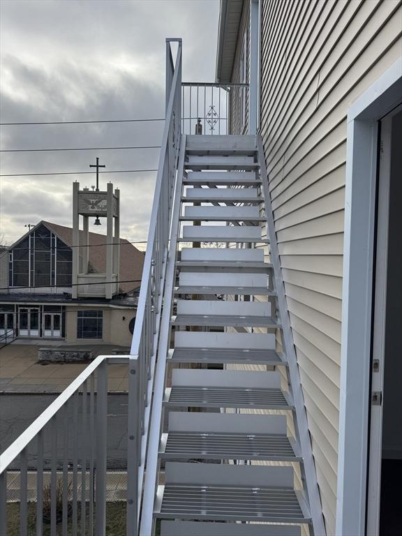 view of staircase