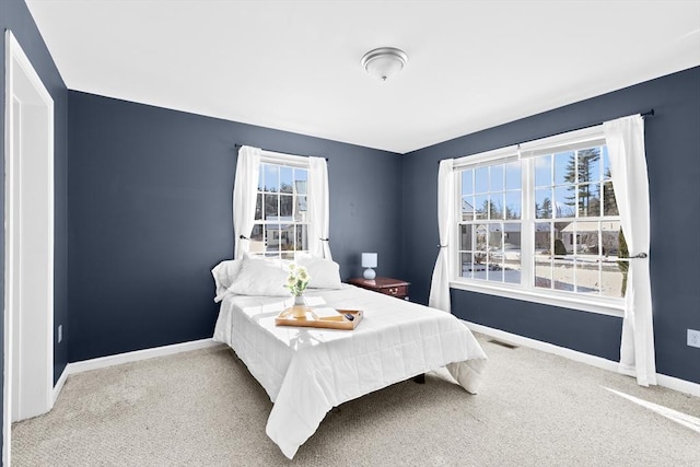 bedroom featuring carpet floors