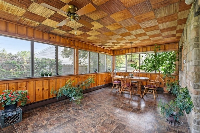16 Sheldon Ave, Easthampton, MA 01027 - sunroom / solarium featuring wooden walls