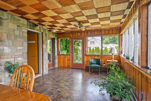 16 Sheldon Ave, Easthampton, MA 01027 - sunroom / solarium with wooden ceiling and wooden walls