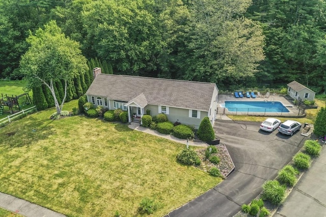 6 Lous Dr, Dudley, MA 01571 - view of subject property featuring a pool