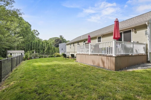 6 Lous Dr, Dudley, MA 01571 - view of yard featuring a deck
