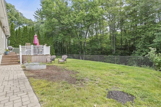 6 Lous Dr, Dudley, MA 01571 - view of yard with a deck