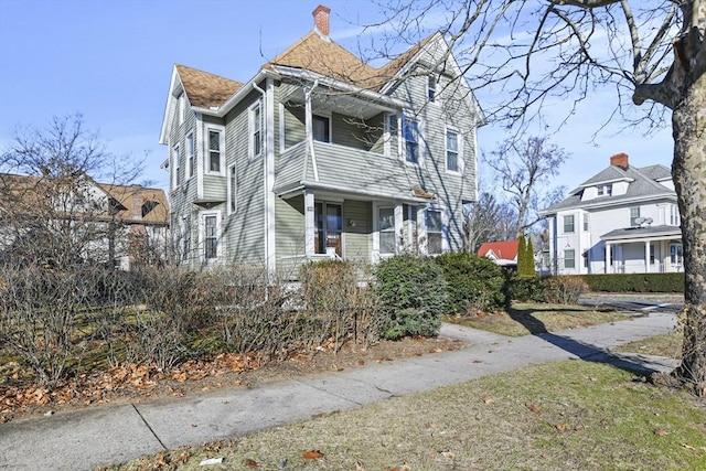 view of side of property