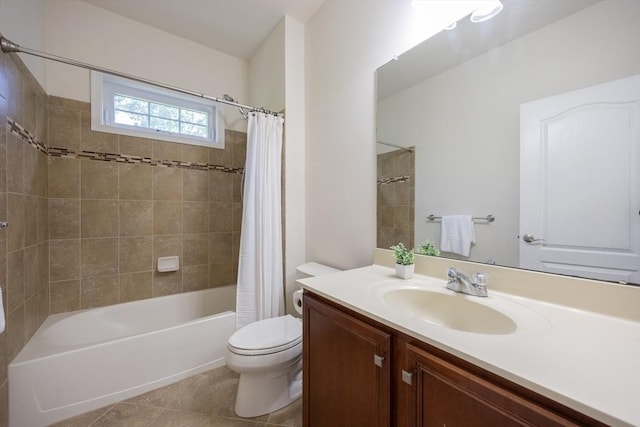 3 Lexington Dr, Walpole, MA 02032 - full bath with tile patterned flooring, vanity, toilet, and shower / tub combo