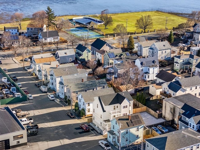 bird's eye view featuring a residential view