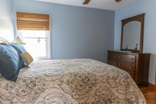 224 Palmer Rd, Monson, MA 01057 - bedroom with wood finished floors and ceiling fan