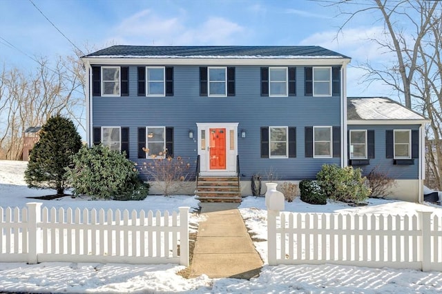 view of colonial-style house