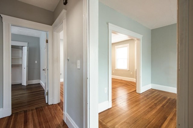 30 Partridge Ave, Somerville, MA 02145 - hall featuring wood finished floors and baseboards
