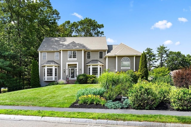 20 Hillside Dr, Georgetown, MA 01833 - view of front facade featuring a front lawn