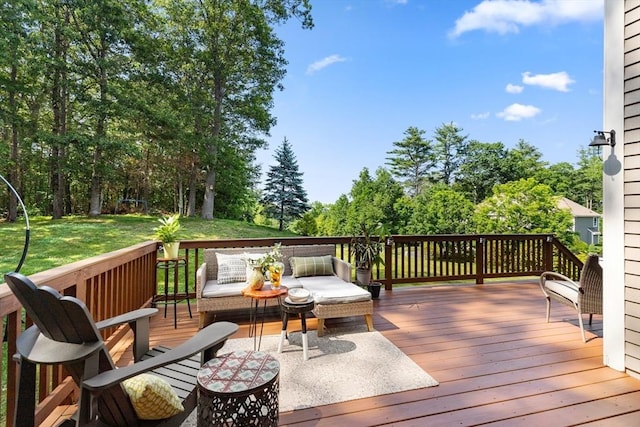20 Hillside Dr, Georgetown, MA 01833 - deck featuring a lawn