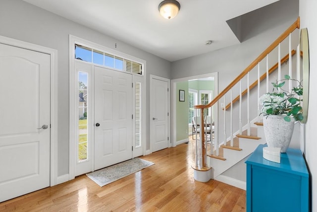 20 Hillside Dr, Georgetown, MA 01833 - foyer entrance featuring wood finished floors and stairs