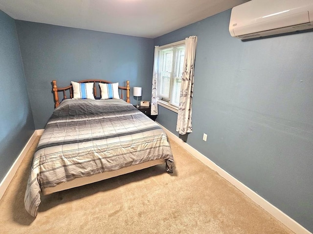 4 Randall Rd, Mattapoisett, MA 02739 - carpeted bedroom with an AC wall unit and baseboards