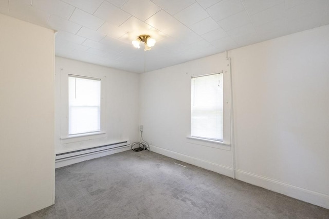 17 Westminster, Westfield, MA 01085 - carpeted spare room featuring a baseboard radiator