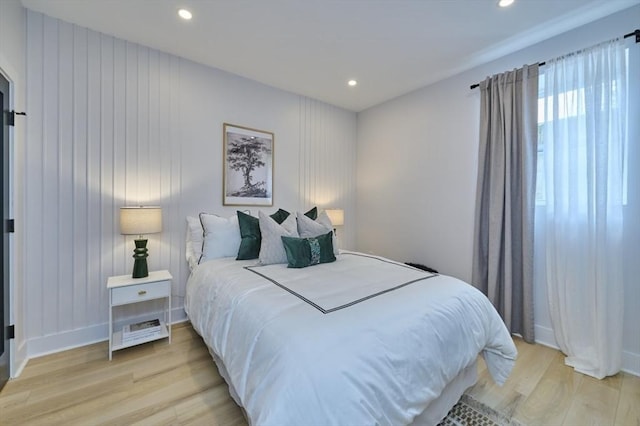 18 Belknap St Unit 2, Arlington, MA 02474 - bedroom with light wood-style floors and recessed lighting