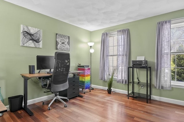 15 Whitewood Cir, Amesbury, MA 01913 - office space featuring baseboards and wood finished floors