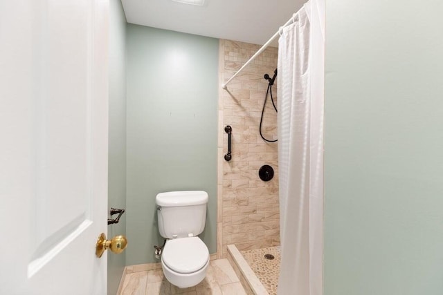350 Revere Beach Blvd Unit 4P, Revere, MA 02151 - bathroom with toilet and a shower stall