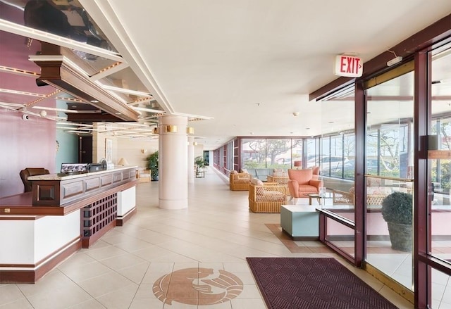 350 Revere Beach Blvd Unit 4P, Revere, MA 02151 - community lobby featuring floor to ceiling windows