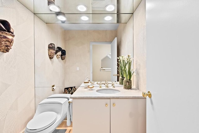 202 Allandale Rd Unit A, Boston, MA 02467 - bathroom featuring vanity and toilet
