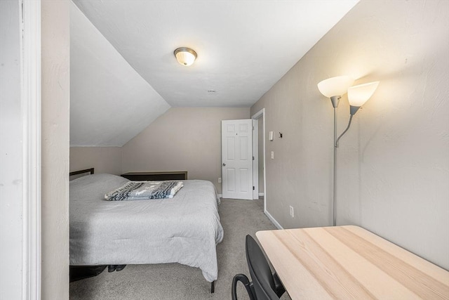 150 Belmont St, Worcester, MA 01605 - bedroom featuring carpet flooring, vaulted ceiling, and baseboards
