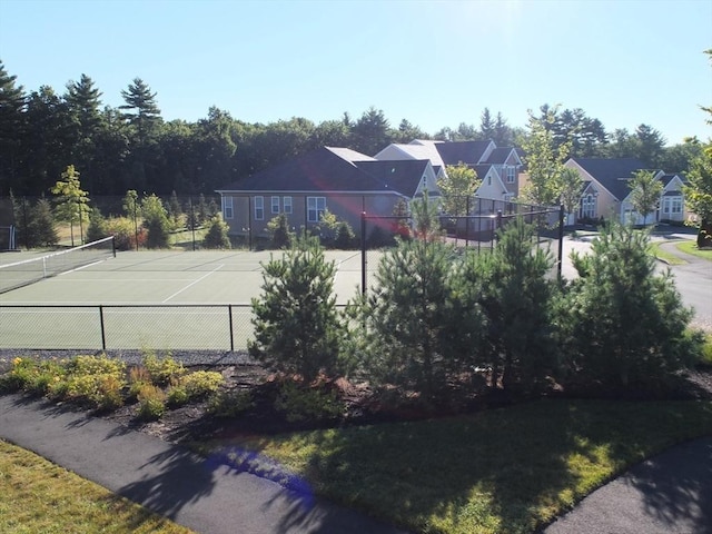 view of sport court