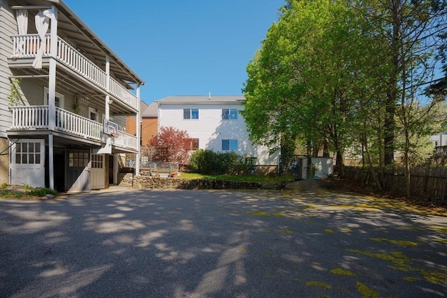 view of street featuring driveway