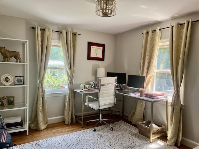 16 Douglas Ave, Beverly, MA 01915 - home office featuring wood finished floors and baseboards