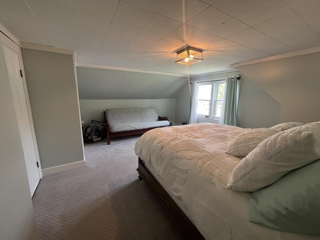 16 Douglas Ave, Beverly, MA 01915 - bedroom featuring carpet floors, crown molding, and vaulted ceiling