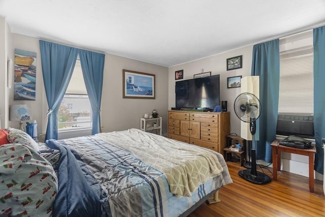 51 Prospect St, Webster, MA 01570 - bedroom featuring wood finished floors and cooling unit