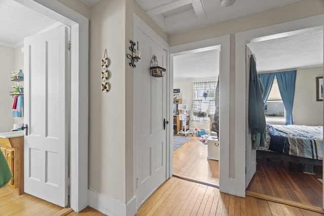 51 Prospect St, Webster, MA 01570 - hallway featuring light wood-style floors