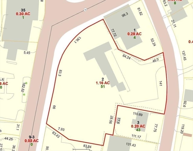51 Prospect St, Webster, MA 01570 - map showing property parcels