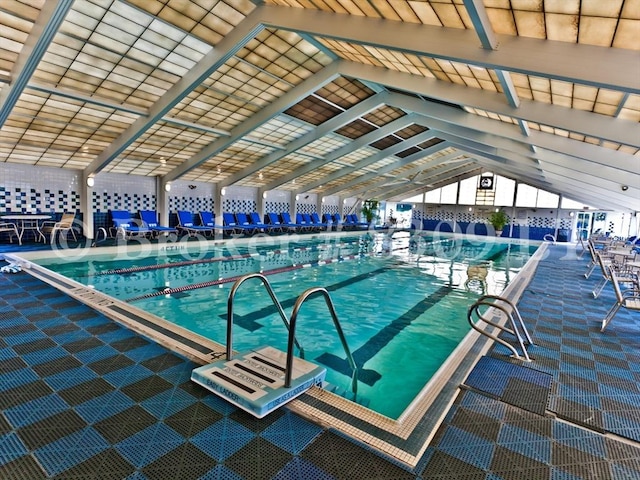 view of indoor pool